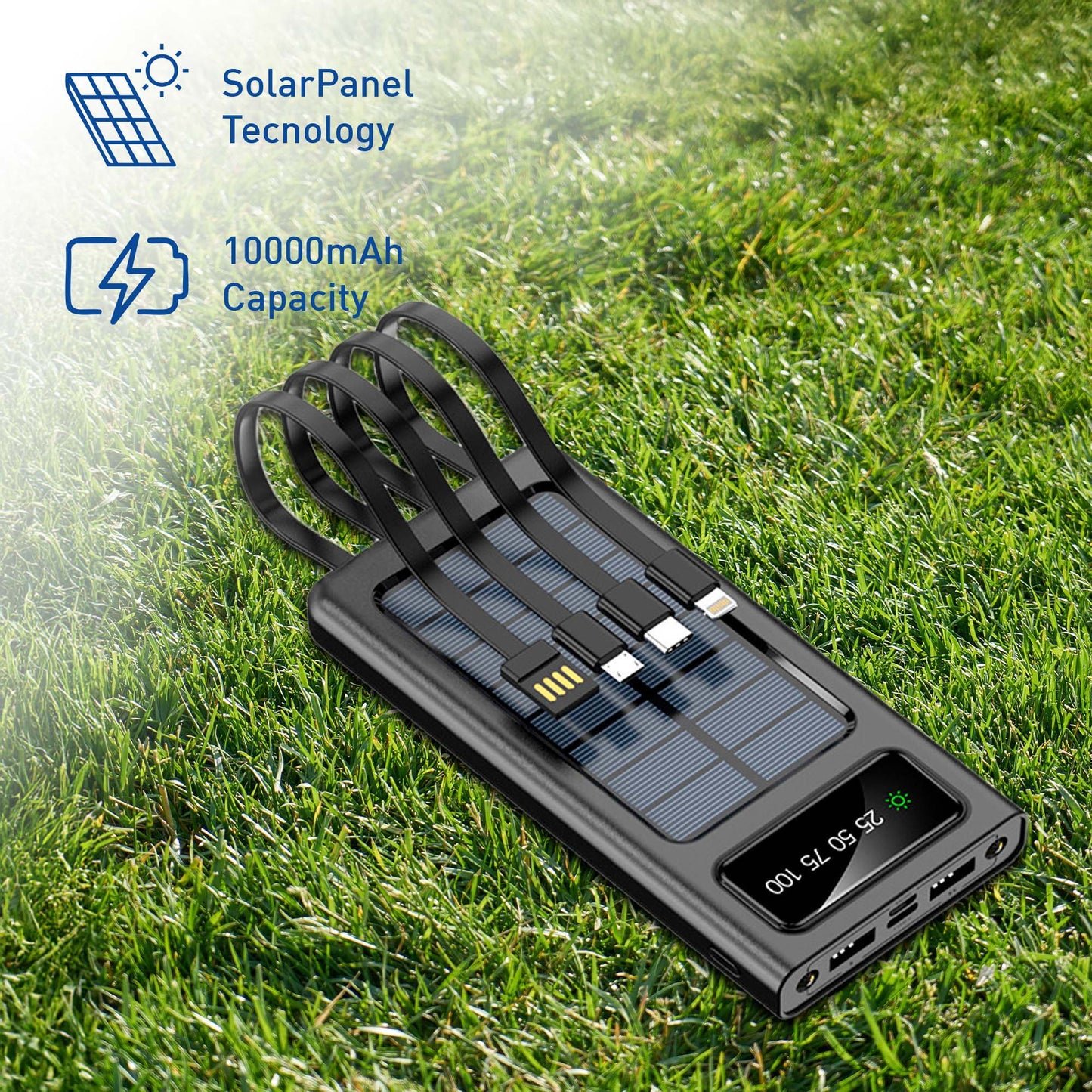 HydroTune Bluetooth Speaker, Solarsync Power Bank & Purtag Tracker Bundle – Ultimate Sound, Power & Security Anywhere!